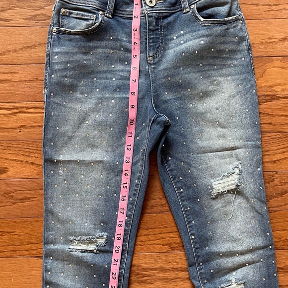 INC Rhinestone Embellished Jeans - Picture 6 of 9